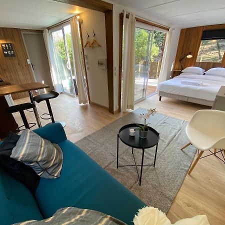 Superbe Cabane Jacuzzi Jardin Clim Wifi Parking เมย์เฮย ภายนอก รูปภาพ